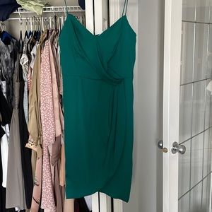 Banana Republic emerald green dress size 12 tags on
